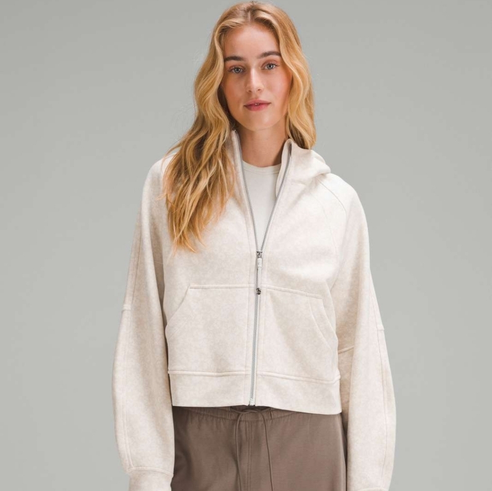 Lululemon scuba hoodie daisy ivory